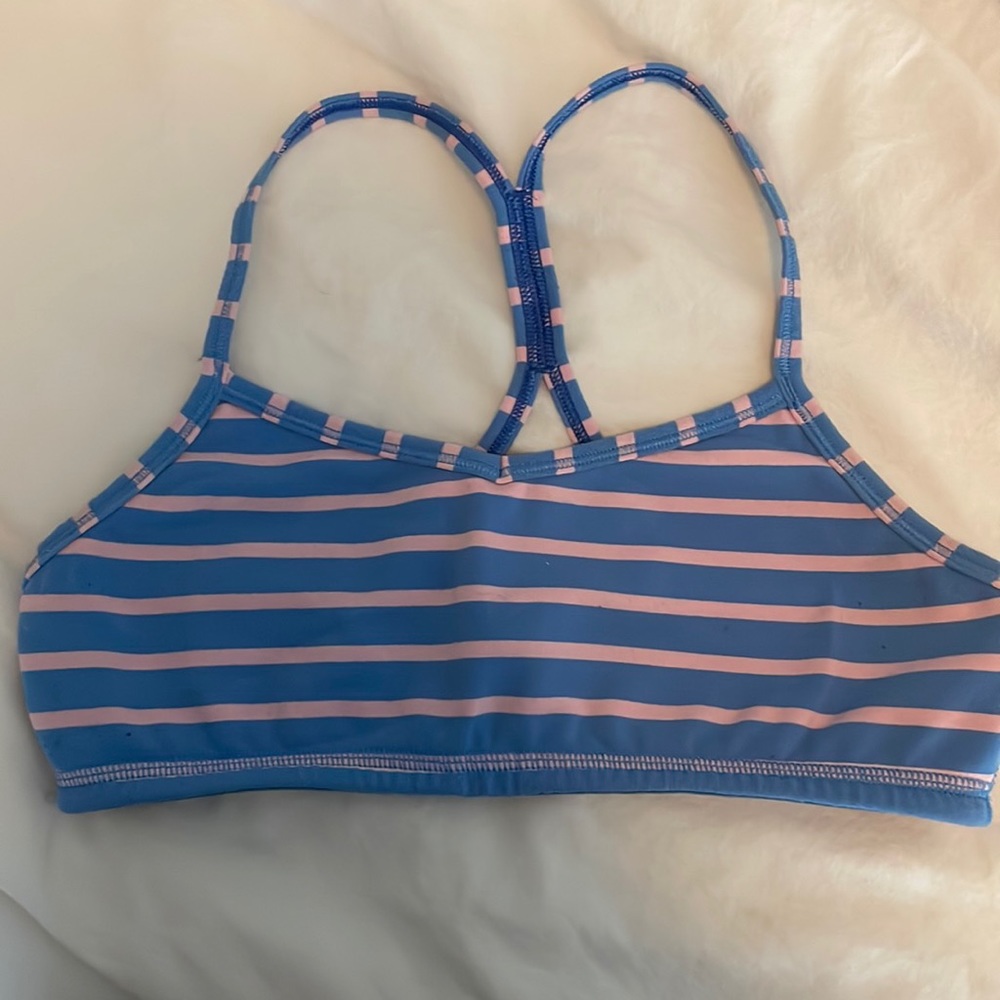 Iviva striped sports bra size: 12 girls